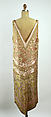 Evening dress, Callot Soeurs (French, active 1895–1937), silk, metallic, French