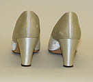 Evening pumps, Netch and Frater (French), leather, silk, French