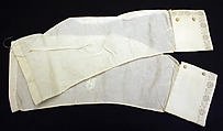 Undersleeves, linen, French