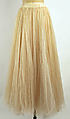Ensemble, House of Balenciaga (French, founded 1937), silk, metallic, glass, French