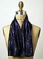 Cocktail ensemble, Schiaparelli (French, founded 1927), (a–c) silk
(d) silk, feathers, French