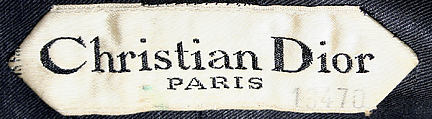Cocktail dress, House of Dior (French, founded 1946), (a) wool
(b) silk
(c) leather
(d) nylon, French