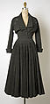 Cocktail dress, House of Dior (French, founded 1946), (a) wool
(b) silk
(c) leather
(d) nylon, French