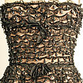 Evening dress, House of Balenciaga (French, founded 1937), silk, cotton, sequins, beads, French
