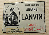 Ensemble, (a) House of Lanvin (French, founded 1889), silk, French