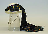 Hat, Hattie Carnegie (American (born Austria), Vienna 1889–1956 New York), straw, silk, American