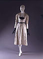 "Quiproquo", House of Dior (French, founded 1946), (a-c) silk
(d) leather, French
