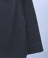 Ensemble, House of Dior (French, founded 1946), (a) wool
(b,c,d) leather
(e) wool, feathers, French