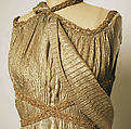 Evening ensemble, Marcelle Chaumont (French, 1940–1953), (a, b) metal thread
(c) silk, French