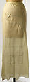 Evening ensemble, Marcelle Chaumont (French, 1940–1953), (a, b) metal thread
(c) silk, French