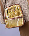 Ensemble, Vera Maxwell (American, 1901–1995), (a-c) wool
(d) silk
(e, f) leather, American