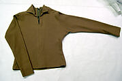 Ensemble, Vera Maxwell (American, 1901–1995), (a-c) wool
(d) silk
(e, f) leather, American