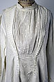 Nightgown, linen, American