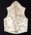 Vest, silk, cotton, French
