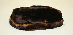 Skating ensemble, wool, fur, steel, American