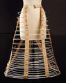 Cage crinoline, steel, cotton, American