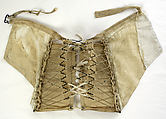 Bustle, cotton, steel, American