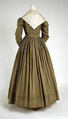 Ensemble, silk, wool, American
