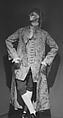 Banyan and waistcoat, silk, French