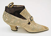 Pumps, Pierre Yantorny (Italian, 1874–1936), leather, silk, French