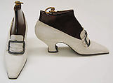 Pumps, Pierre Yantorny Italian, leather, silk, French