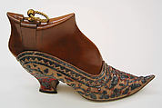 Pumps, Pierre Yantorny (Italian, 1874–1936), leather, silk, metallic, French