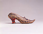 Pumps, Pierre Yantorny (Italian, 1874–1936), leather, silk, metallic, French