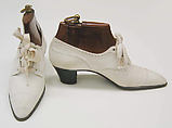 Shoes, Pierre Yantorny (Italian, 1874–1936), leather, silk, French