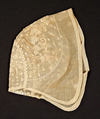 Christening cap, cotton, American