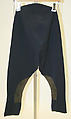 Riding habit, wool, leather, British