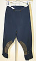 Riding habit, wool, leather, British