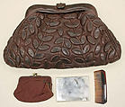 Purse, Harry Rosenfeld, leather, American