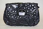 Purse, Harry Rosenfeld, leather, silk, American