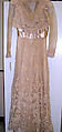 Dress, cotton, silk, American