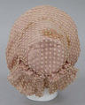 Bonnet, silk, American