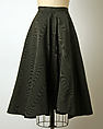 "Diamant Noir", House of Dior (French, founded 1946), wool, silk, French