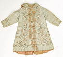 Dressing gown, silk, British