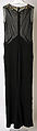 Evening dress, House of Chanel (French, founded 1910), silk, gold, French