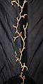 Evening dress, House of Chanel (French, founded 1910), silk, gold, French
