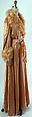 Negligée, silk, feathers, American