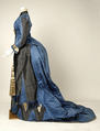 Dress, silk, cotton, French