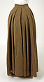 Cycling ensemble, wool, linen, American