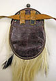 Ensemble, L.P. Hollander &amp; Co. (American), (a) silk
(b) wool, silk, leather
(c) wool
(d) silk, metal, feather
(e) metal, leather, hair, American