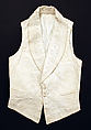 Vest, cotton, American