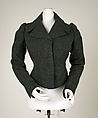 Walking dress, F. X. Ledoux (American), wool, silk, American