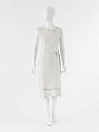 Evening dress, House of Chanel (French, founded 1910), silk, sequins, French