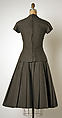 Ensemble, House of Dior (French, founded 1946), (a–c) wool, silk
(d) straw, French