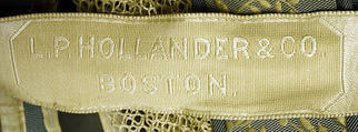Dress, L.P. Hollander &amp; Co. (American), silk, American
