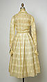 Cocktail dress, Jacques Fath (French, 1912–1954), cotton, bone, leather, French