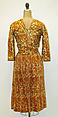 Cocktail ensemble, House of Givenchy (French, founded 1952), silk, French